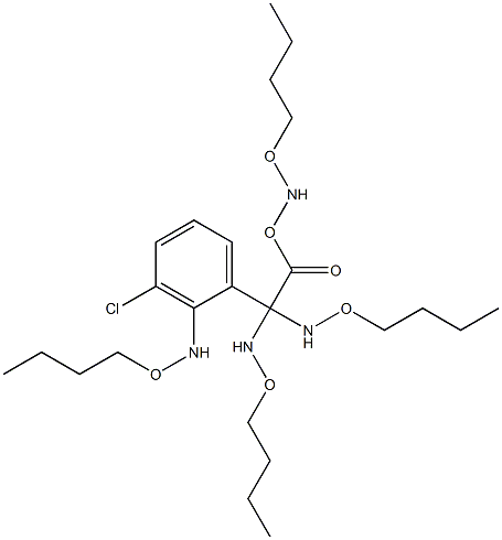 TET-BUTOXY AMINO (3-CHLOROPHENYL)ACETIC ACID,,结构式