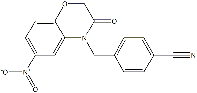 4-((2,3-dihydro-6-nitro-3-oxobenzo[b][1,4]oxazin-4-yl)methyl)benzonitrile