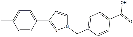  4-((3-p-tolyl-1H-pyrazol-1-yl)methyl)benzoic acid