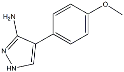 4-(4-methoxyphenyl)-1H-pyrazol-3-amine Struktur