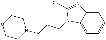 2-chloro-1-(3-morpholinopropyl)-1H-benzo[d]imidazole Struktur