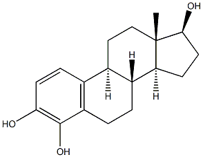 1,3,5(10)-Estratriene-3,4,17b-triol 化学構造式