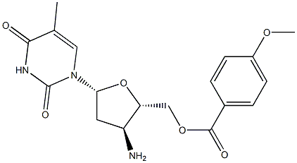  3'-Amino-5'-O-anisoyl-3'-deoxythymidine