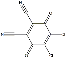 2,3-DICHLORO-5,6-DICHANO-1,4-BENZOQUINONE 结构式