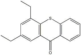 2,4-DIETHYLTHINOXANTHONE,,结构式