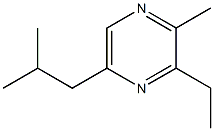 2-METHYL-3-ETHYL-5-ISOBUTYLPYRAZINE,,结构式