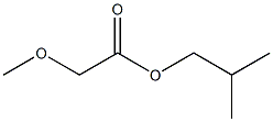 ISO-BUTYL METHOXYACETATE,,结构式