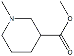 METHYL N-METHYL-3-PIPERIDINECARBOXYLATE,,结构式