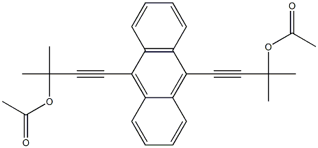 9,10-BIS(3-ACETOXY-3-METHYLBUT-1-YNYL)ANTHRACENE|