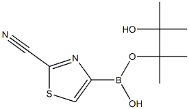 2-CYANOTHIAZOLE-4-BORONIC ACID PINACOL ESTER Struktur