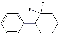 (2,2-DIFLUOROCYCLOHEXYL)BENZENE Struktur