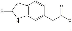 methyl 2-(2-oxoindolin-6-yl)acetate,,结构式