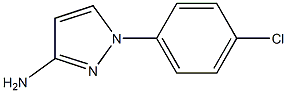 1-(4-クロロフェニル)-1H-ピラゾール-3-アミン 化学構造式