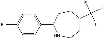 2-(4-BROMOPHENYL)-5-(TRIFLUOROMETHYL)AZEPANE Structure