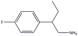 2-(4-FLUOROPHENYL)BUTAN-1-AMINE 化学構造式