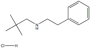 2,2-DIMETHYL-N-(2-PHENYLETHYL)PROPAN-1-AMINE HYDROCHLORIDE Struktur