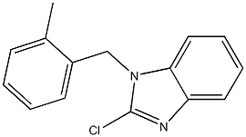 2-CHLORO-1-(2-METHYLBENZYL)-1H-BENZIMIDAZOLE Struktur