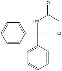 2-CHLORO-N-(1,1-DIPHENYLETHYL)ACETAMIDE Structure