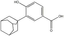 3-ADAMANTAN-1-YL-4-HYDROXYBENZOIC ACID Structure