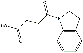 4-(2,3-DIHYDRO-1H-INDOL-1-YL)-4-OXOBUTANOIC ACID 结构式