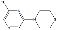 4-(6-CHLORO-PYRAZIN-2-YL)-THIOMORPHOLINE Structure