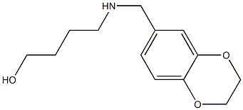 4-[(2,3-DIHYDRO-BENZO[1,4]DIOXIN-6YLMETHYL)AMINO]-BUTAN-1-OL Structure