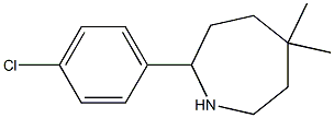 5,5-DIMETHYL-2-(4-CHLOROPHENYL)AZEPANE Structure