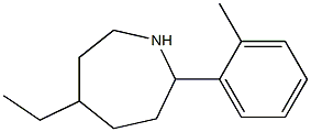 5-ETHYL-2-(2-METHYLPHENYL)AZEPANE Structure