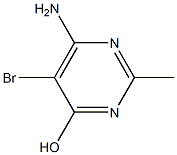 6-AMINO-5-BROMO-2-METHYL-PYRIMIDIN-4-OL Struktur