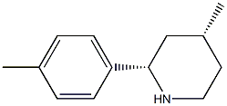 CIS-4-METHYL-2-(4-METHYLPHENYL)PIPERIDINE Struktur