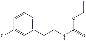 ETHYL [2-(3-CHLOROPHENYL)ETHYL]CARBAMATE,,结构式