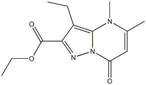 ETHYL 3-ETHYL-4,5-DIMETHYL-7-OXO-4,7-DIHYDROPYRAZOLO[1,5-A]PYRIMIDINE-2-CARBOXYLATE Structure