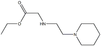 ETHYL N-(2-PIPERIDIN-1-YLETHYL)GLYCINATE,,结构式