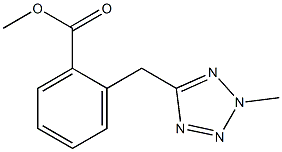 METHYL 2-[(2-METHYL-2H-TETRAZOL-5-YL)METHYL]BENZOATE,,结构式