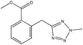 METHYL 2-[(2-METHYL-2H-TETRAZOL-5-YL)METHYL]BENZOATE Structure