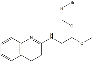 N-(2,2-DIMETHOXYETHYL)-3,4-DIHYDROQUINOLIN-2-AMINE HYDROBROMIDE Structure