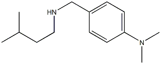 N,N-DIMETHYL-4-{[(3-METHYLBUTYL)AMINO]METHYL}ANILINE Structure