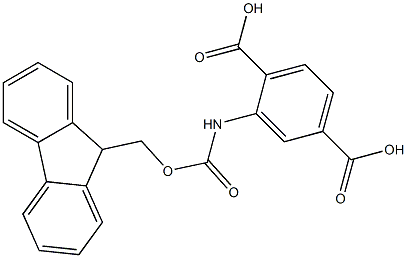 Fmoc-2-Aminoterepthalic acid,,结构式