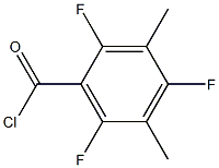 2,4,6-Trifluoro-3,5-dimethylbenzoyl chloride Struktur