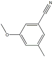 3-甲氧基-5-氰基甲苯, , 结构式