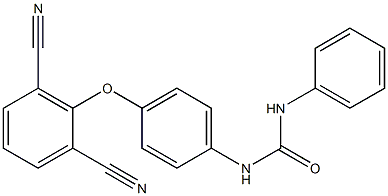 N-[4-(2,6-dicyanophenoxy)phenyl]-N'-phenylurea Structure
