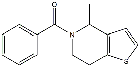 (4-methyl-4,5,6,7-tetrahydrothieno[3,2-c]pyridin-5-yl)(phenyl)methanone Structure