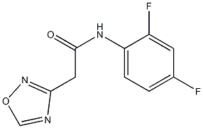  N1-(2,4-difluorophenyl)-2-(1,2,4-oxadiazol-3-yl)acetamide