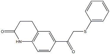 6-[2-(phenylthio)acetyl]-1,2,3,4-tetrahydroquinolin-2-one