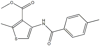 methyl 2-methyl-4-[(4-methylbenzoyl)amino]thiophene-3-carboxylate