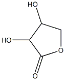 3,4-dihydroxytetrahydrofuran-2-one Struktur