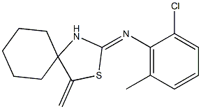 N1-(4-methylidene-3-thia-1-azaspiro[4.5]dec-2-yliden)-2-chloro-6-methylaniline