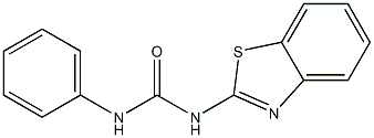N-(1,3-benzothiazol-2-yl)-N'-phenylurea Structure