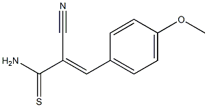 2-cyano-3-(4-methoxyphenyl)prop-2-enethioamide