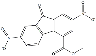 methyl 2,7-dinitro-9-oxo-9H-fluorene-4-carboxylate Structure